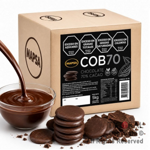 MAPSA COB 70% CACAO BOTONES X 5 KG